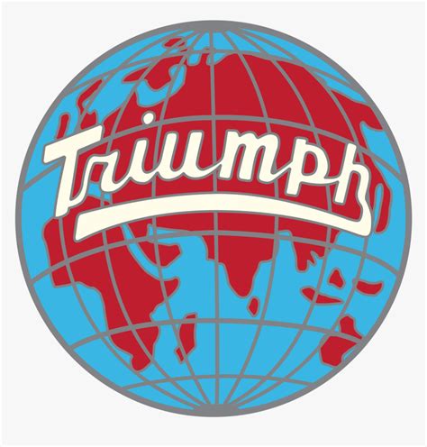 Logo Triumph Globe Sticker, HD Png Download , Transparent Png Image - PNGitem