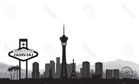 Vegas Skyline Vector at Vectorified.com | Collection of Vegas Skyline ...