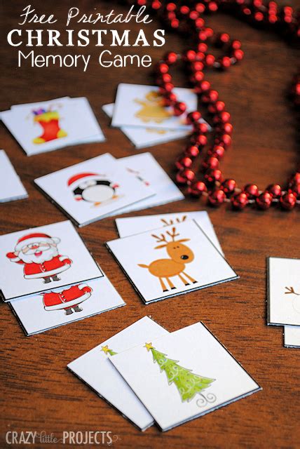 Free Christmas Memory Game Printable - 24/7 Moms