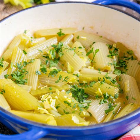 Quick & Easy Braised Celery Recipe - Helen's Fuss Free Flavours