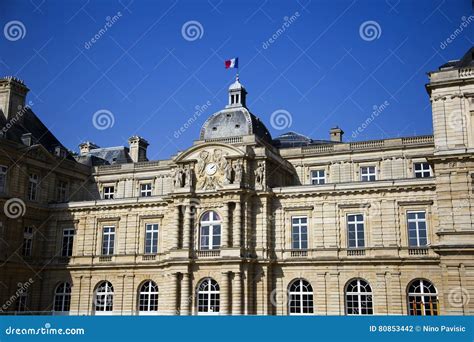 French Senate. stock photo. Image of architecture, paris - 80853442