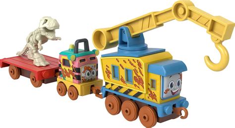 Thomas & Friends Dino Fix ‘Em Up Friends Push-Along Vehicle Set ...