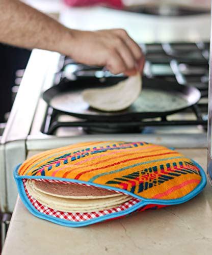 Authentic Mexican Cloth Tortilla Holder Warmer Pouch 1Pz Double Sided. Insulated Tortillera ...