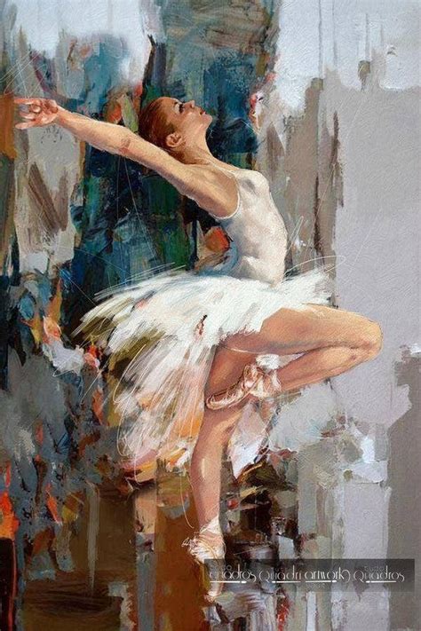 Cuadro "Bailarina prima dona", obra realista moderna.