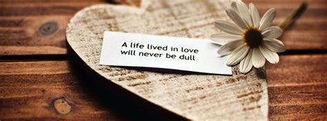 Life with Love Quote FB Cover Image - [851 x 315]