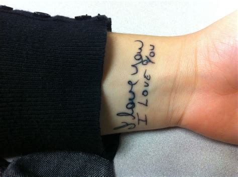 I love you from mom and dad | Dad tattoos, Tattoo quotes, Cool tats