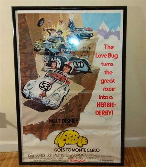 1977 Walt Disney "Herbie" Movie Poster (41" x 27.5" ) - Sherwood Auctions