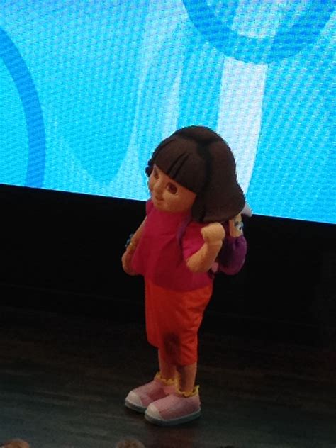 Picture of Dora during Dora's dance party aboard the Norwegian Breakaway. Picture taken by ...