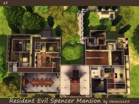 The Sims Resource - Resident Evil Spencer Mansion