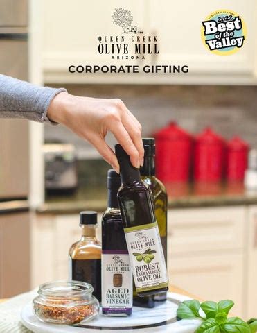 Queen Creek Olive Mill Corporate Gifting Guide by QueenCreekOliveMill - Issuu