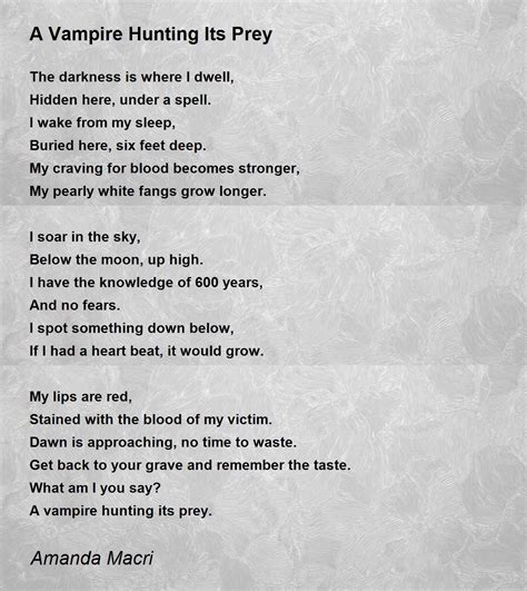 Vampire Love Poems