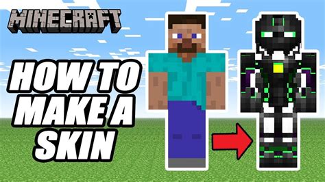 Minecraft How To Make A Skin For Your Character (PC Tutorial) - YouTube