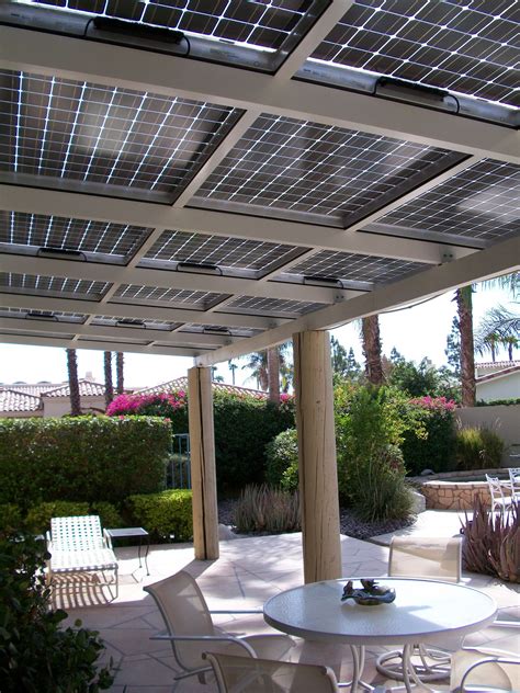 Solar patio. They also make carports | Solar patio, Solar panels roof ...