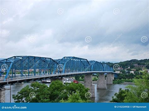 Bridge Over the Tennessee River, Chattanooga Stock Photo - Image of ...