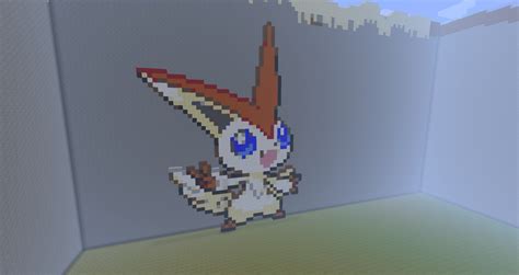 Victini Pixel art Minecraft Project