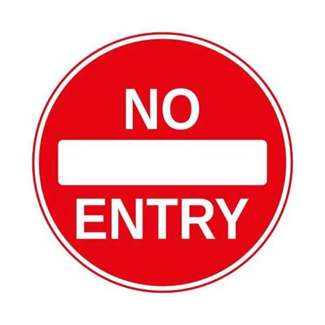 NO ENTRY SIGN Stop Logo Do Not Enter Decal Laptop Window Door Car Wall Sticker O $6.78 - PicClick