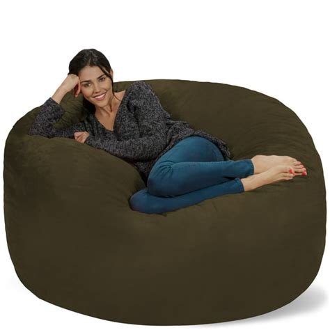 Chill Sack 5 ft Bean Bag Chair, Multiple Colors/Fabrics - Walmart.com - Walmart.com