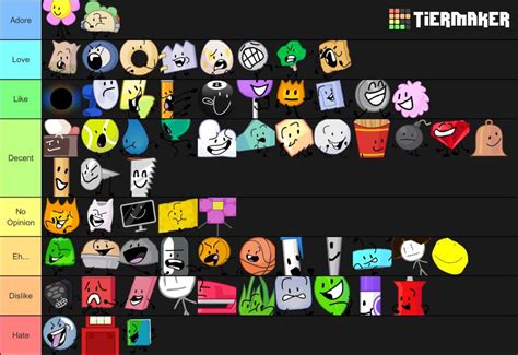 favorite/least favorite character in bfb? | BFB Amino! Amino