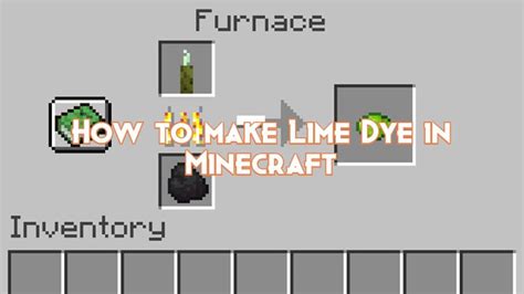 How to make Lime Dye in Minecraft - Pillar Of Gaming