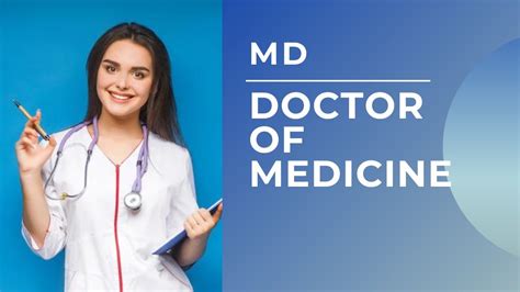 MD(Doctor of Medicine) - YouTube