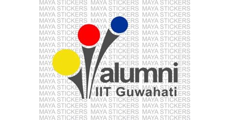 IIT guwahati alumni logo decals