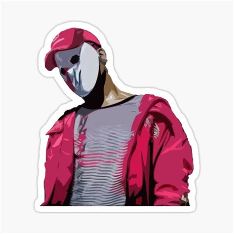 "ski mask" Sticker for Sale by Takukun | Redbubble