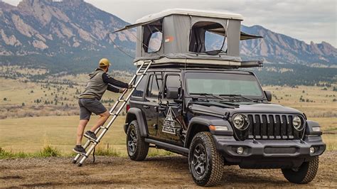 Jeep Wrangler Tent Camping