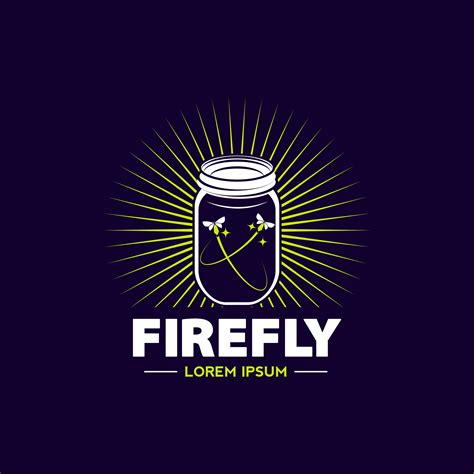 Firefly Jar Logo 660384 Vector Art at Vecteezy