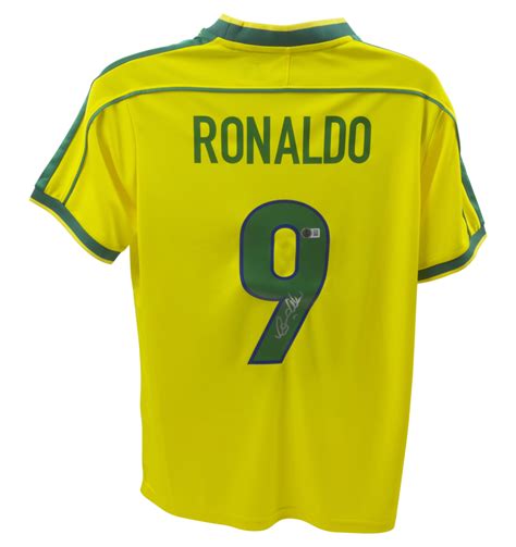 Ronaldo Nazario Signed Brazil Jersey (Beckett) | Pristine Auction