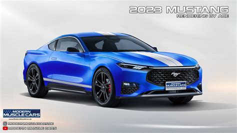 Rendering: 2023 Mustang (based on Ford Evos) | Mustang7G - 2024+ S650 ...