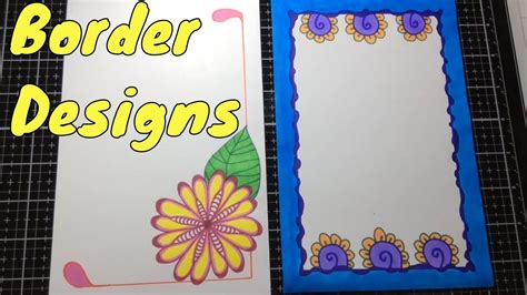 Best Border Designs | Decorative Border Ideas | Project File Designs ...