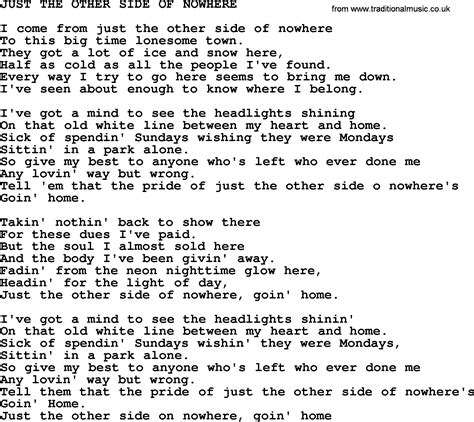 The Other Side Lyrics