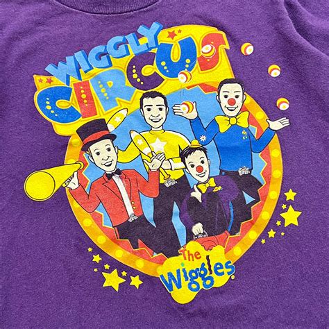 The Wiggles “Wiggly Circus” Live Concert T-shirts Purple 3T (95cm ...