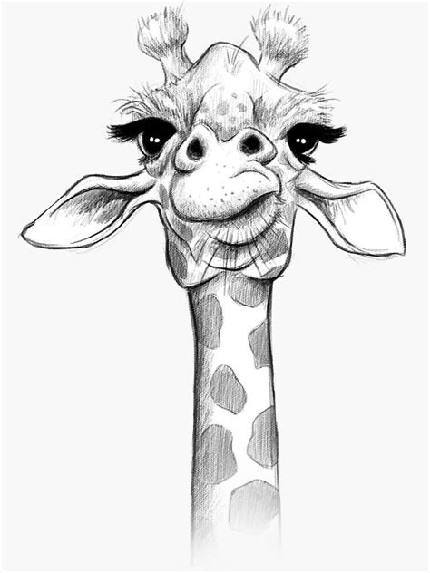 20+ cute giraffe drawing - NanaDhayaal