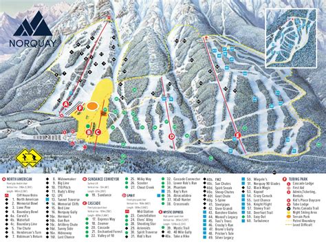 Mount Norquay Ski Map Free Download