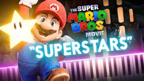 "Superstars" - The Super Mario Bros. Movie OST (Synthesia Piano Tutorial) +SHEETS & MIDI - YouTube