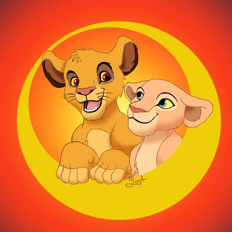 ArtStation - Simba and Nala fanart