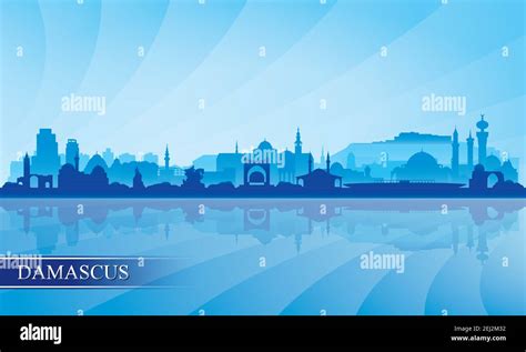 Damascus city skyline silhouette background, vector illustration Stock Vector Image & Art - Alamy