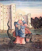 The Tarasque | Medieval art, Medieval paintings, Saint martha