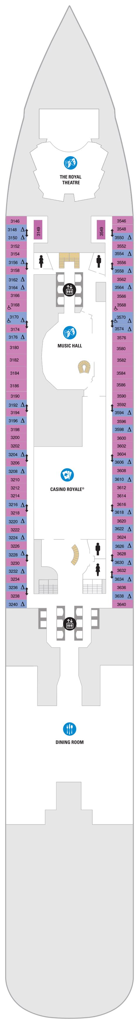 Odyssey of the Seas Deck Plans | CruiseInd