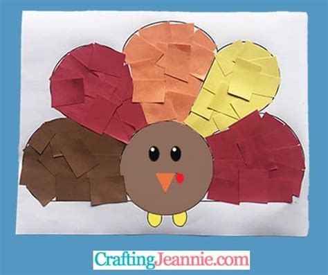 Turkey Craft For Toddlers (Free Printable Template) - Crafting Jeannie