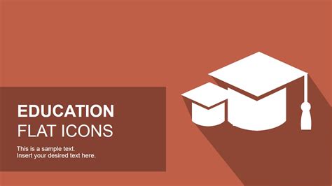 Flat Education PowerPoint Icons - SlideModel