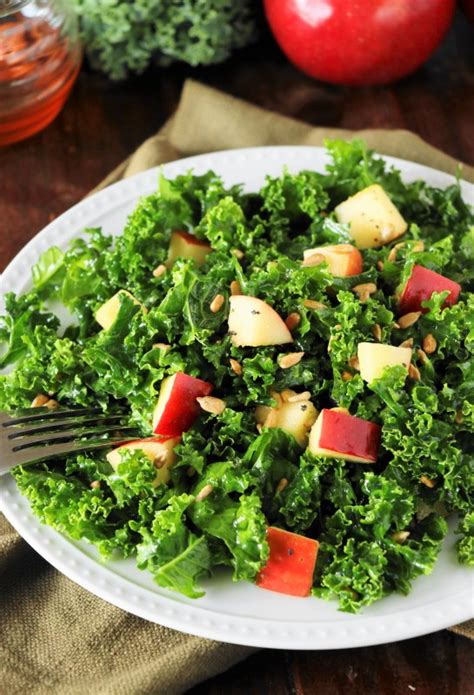 Kale & Apple Salad with Honey | The Kitchen is My Playground