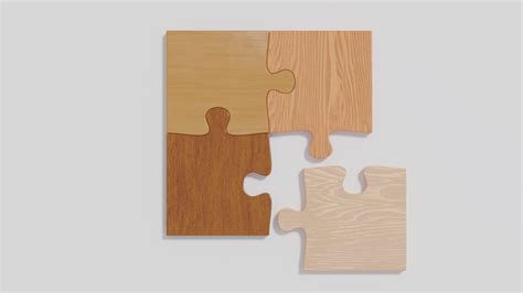 ArtStation - Wooden Jigsaw Puzzle | Resources