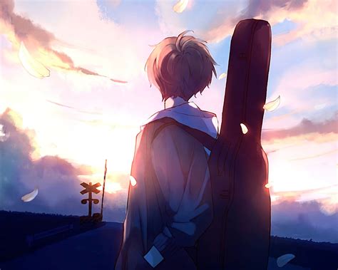 1280x1024 Anime Boy Guitar Painting Wallpaper,1280x1024 Resolution HD ...