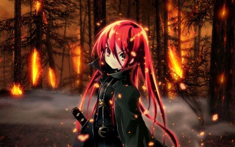 Anime Girl Red Hair Wallpapers - Wallpaper Cave