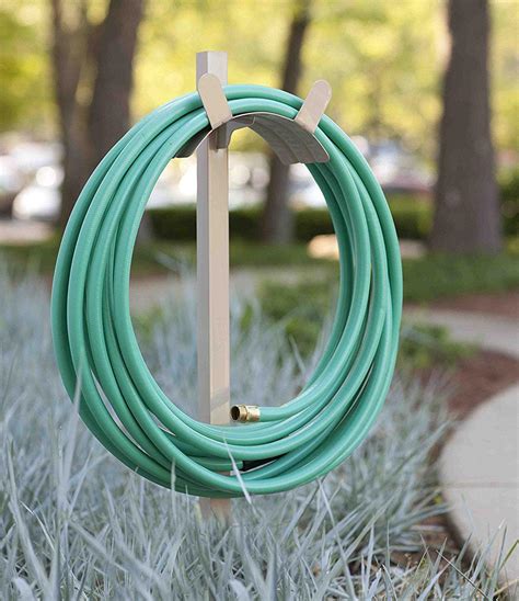 Liberty Garden Products 692-2 Basic Metal Garden Hose Stand, Holds 150 ...