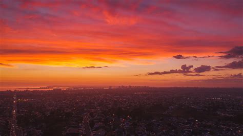 Today's stunning sunset from my neighborhood! : r/sandiego