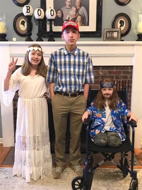 Awesome Forrest Gump, Jenny and Lt. Dan costumes for halloween! Brother ...