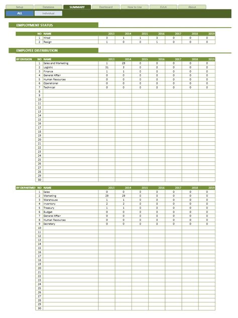 Employee Database Excel Template Free - FREE PRINTABLE TEMPLATES